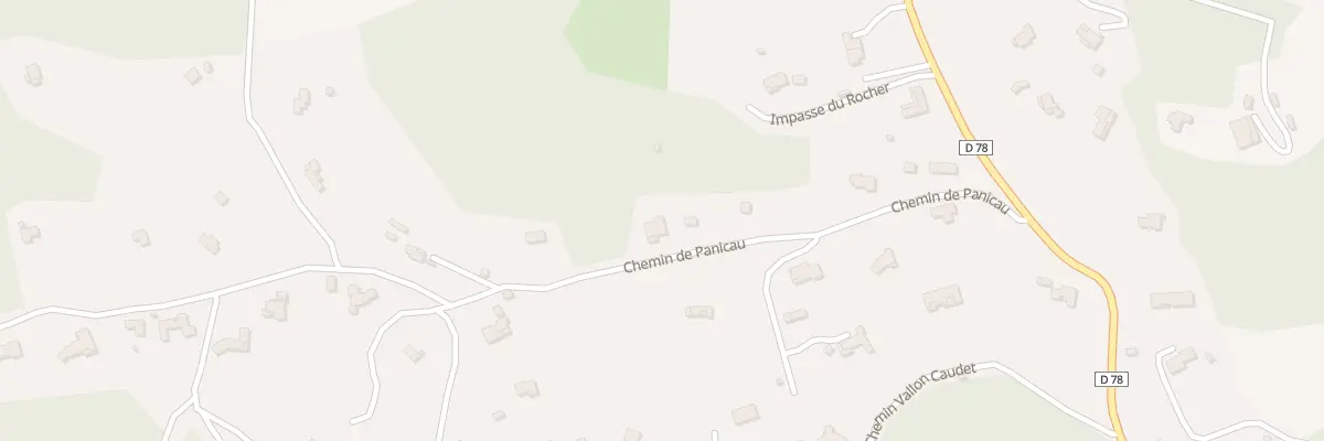 Plan du 272 Che de Panicau à Pignans