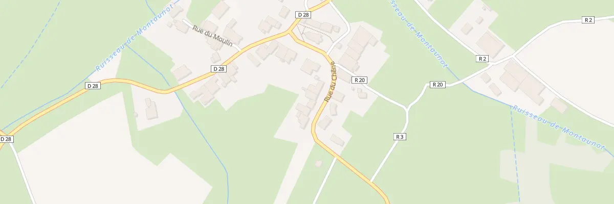 Plan du 6 Rue du Chêne à Bazegney