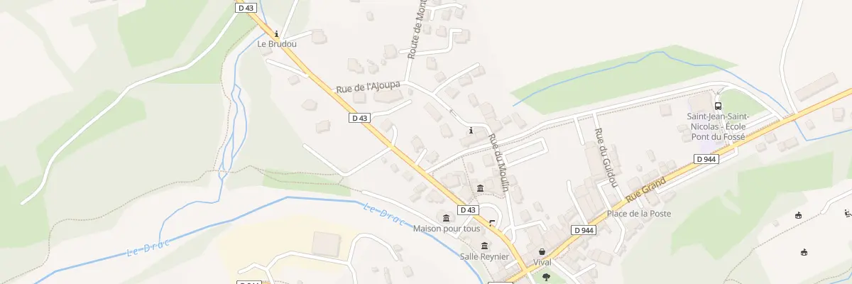 Plan du 14 Rte de Saint Jean à Saint-Jean-Saint-Nicolas