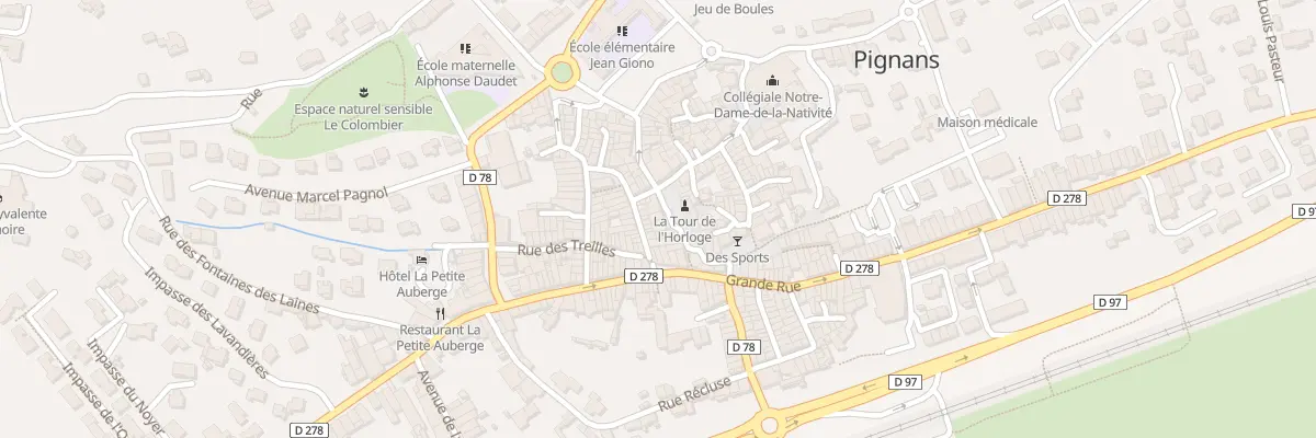 Plan du 23 Pl Mazel à Pignans