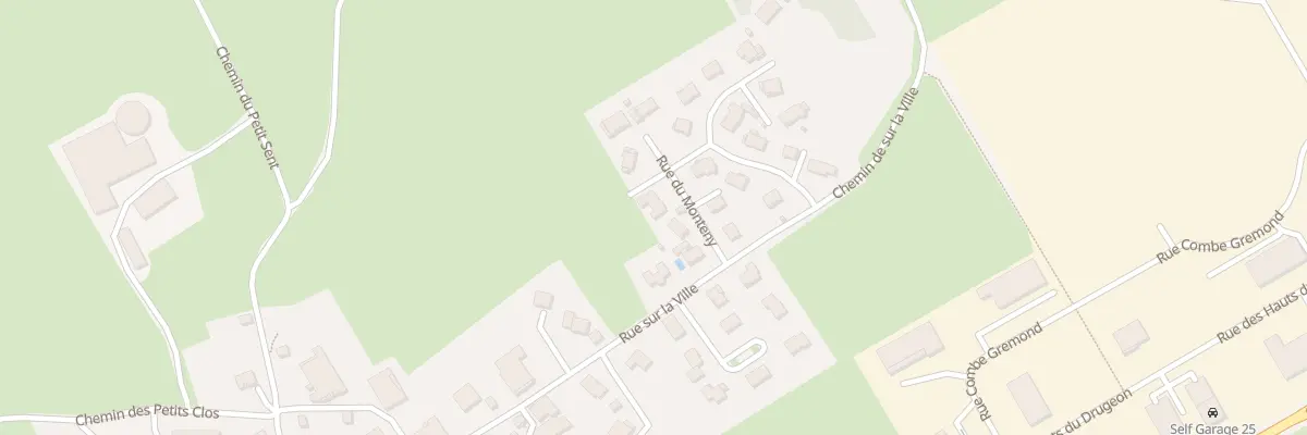 Plan du 5 Rue du Monteny à Bulle