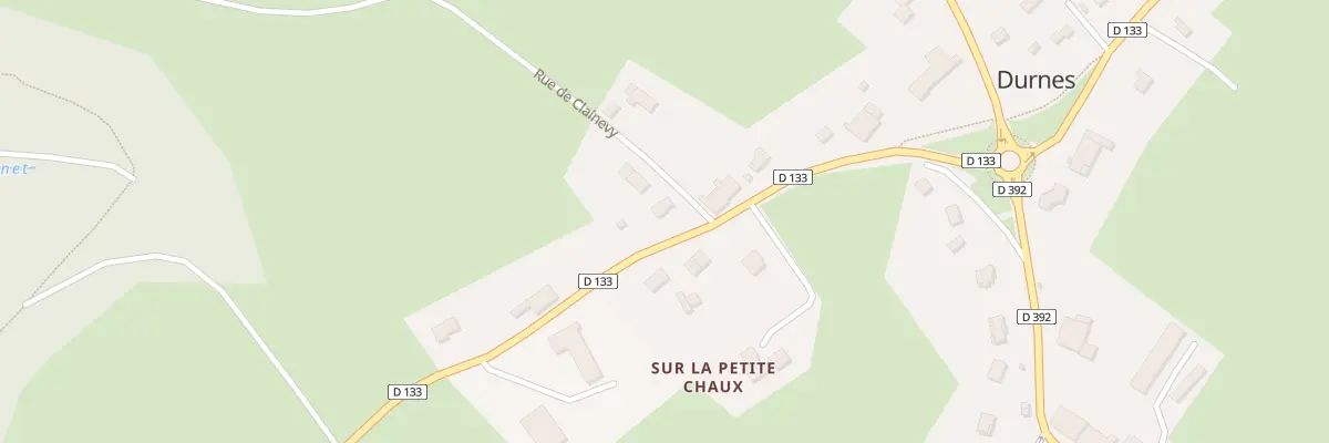 Plan du 1 Rue de Clainevy à Durnes