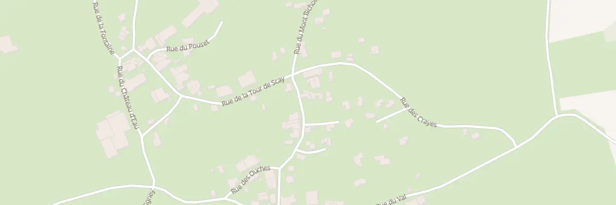 Plan du 3 Gr Grande Rue à Villers-Grélot