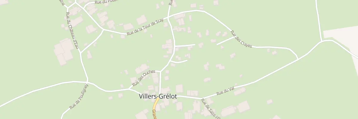 Plan du 11 Grande Rue à Villers-Grélot