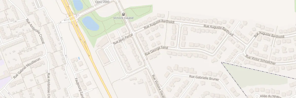 Plan du 2 Rue Victoire Daubié à Tomblaine