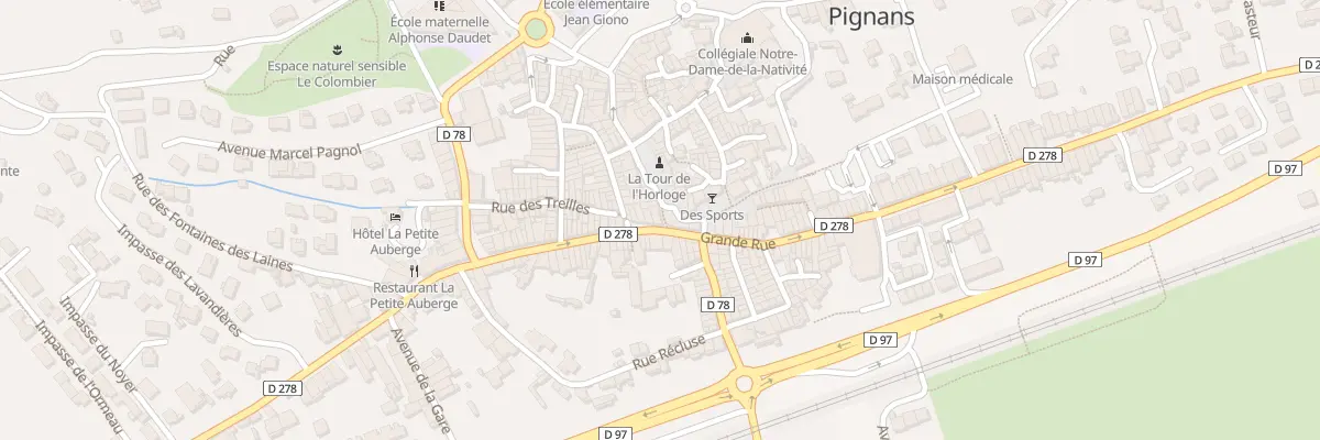 Plan du 5322 Gr Grande Rue à Pignans