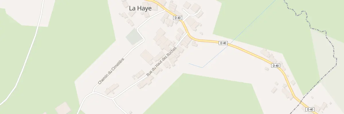Plan du 7 Rue du Haut des Roches à La Haye