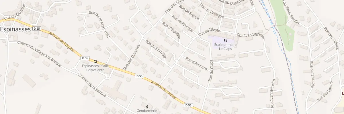 Plan du 89 Rue de l’Ecole à Espinasses