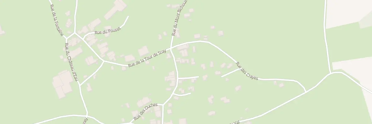 Plan du 7 Gr Grande Rue à Villers-Grélot