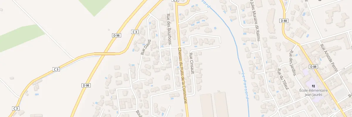Plan du 92 Rue des Bourbons à La Londe-les-Maures