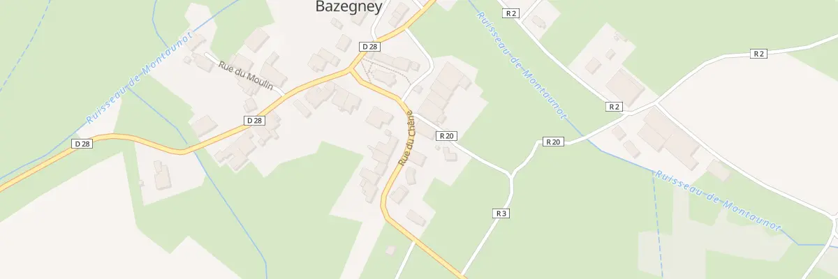 Plan du 11 Rue du Chêne à Bazegney