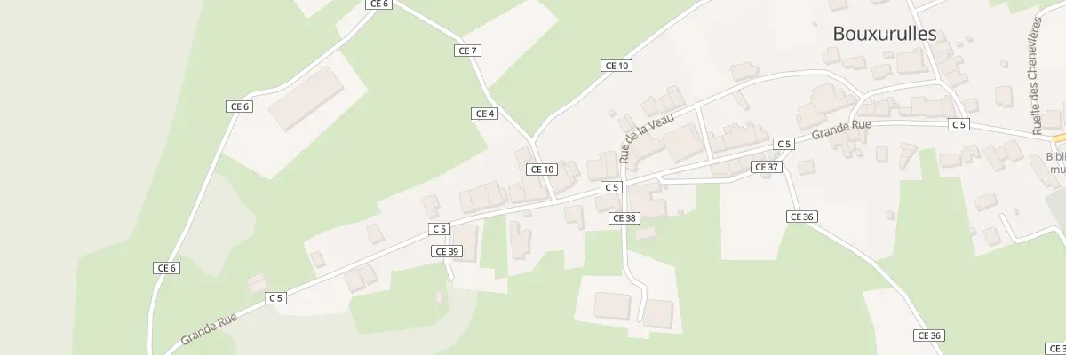 Plan du 46 Gr Grande Rue à Bouxurulles