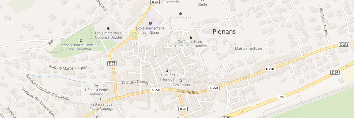 Plan du 19 Rue de l’Eglise à Pignans