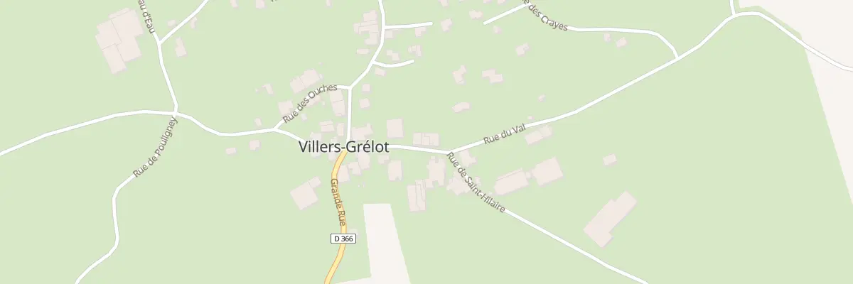 Plan du 7 Rue du Val à Villers-Grélot