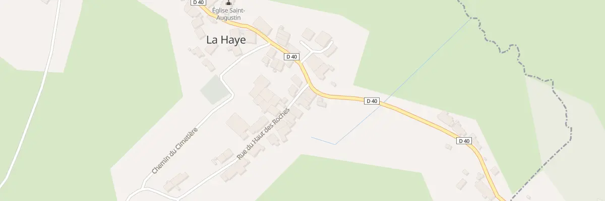 Plan du 1 Rue du Haut des Roches à La Haye