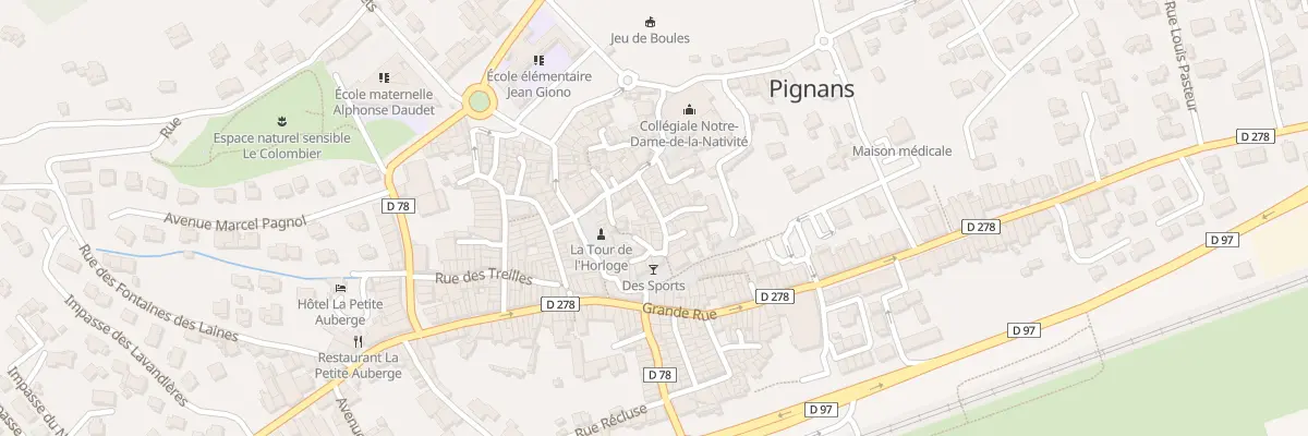 Plan du 11 Rue de l’Eglise à Pignans