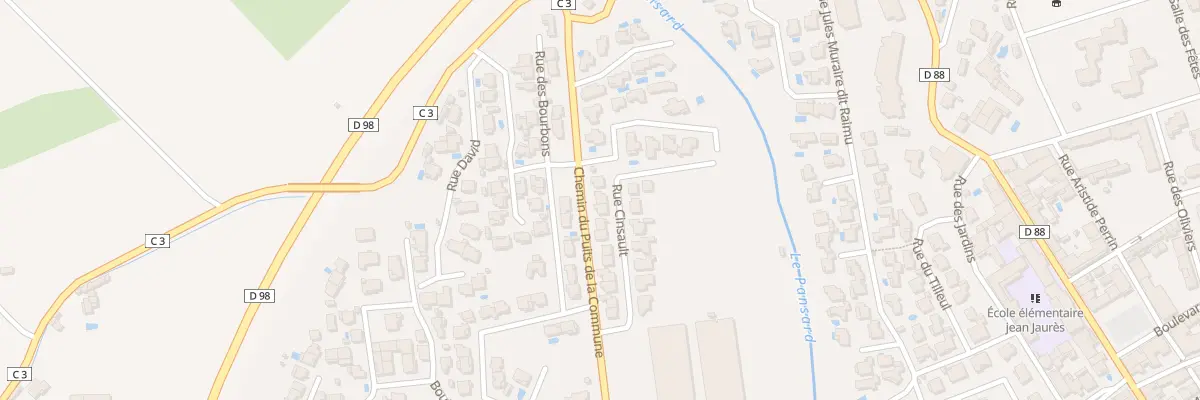 Plan du 278 Rue Cinsault à La Londe-les-Maures