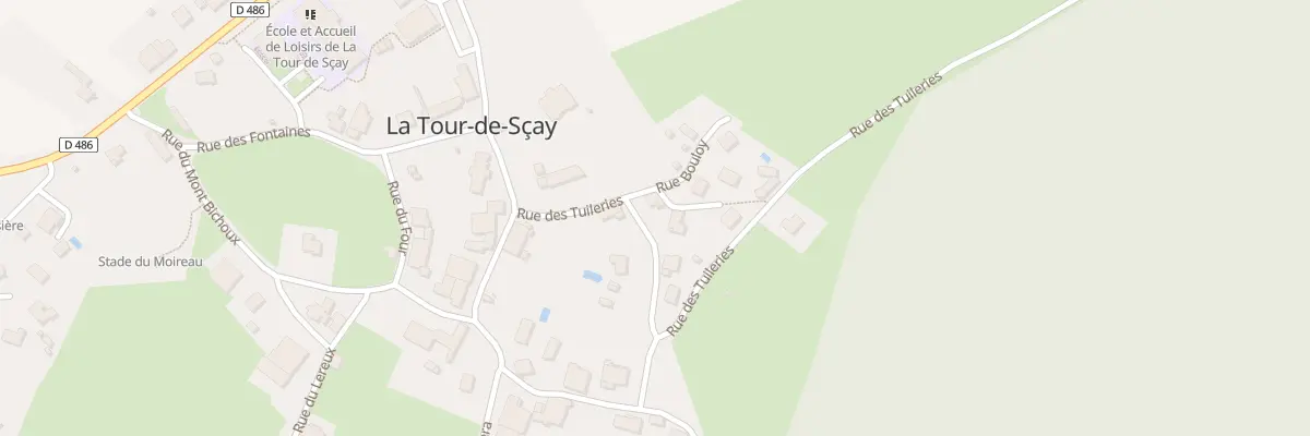 Plan du 3 Rue des Tuileries à La Tour-de-Sçay