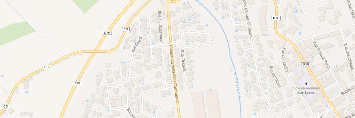Plan du 290 Rue Cinsault à La Londe-les-Maures