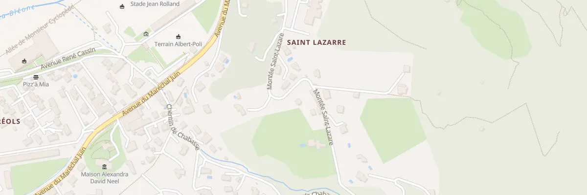 Plan du 12B Mte Saint-Lazare à Digne-les-Bains