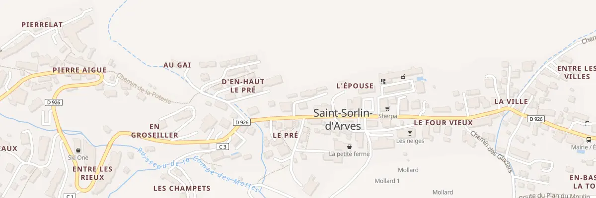 Plan du 5445 Res Le Dome de la Cochette à Saint-Sorlin-d’Arves
