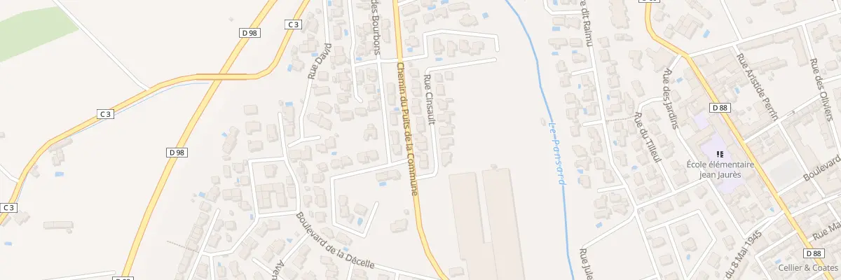 Plan du 352 Rue Cinsault à La Londe-les-Maures