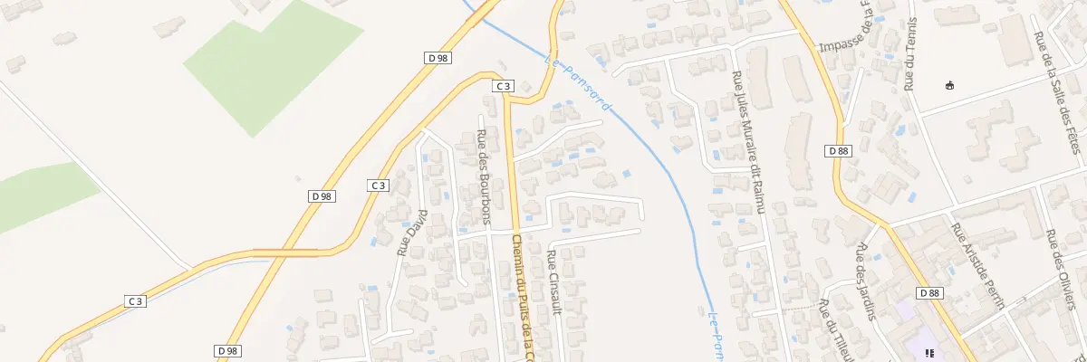 Plan du 61 Rue Cinsault à La Londe-les-Maures