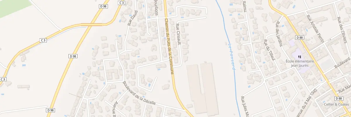 Plan du 376 Rue Cinsault à La Londe-les-Maures