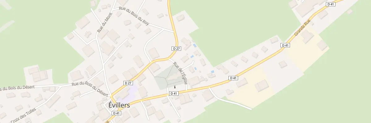 Plan du 10 Rue de l’Eglise à Évillers