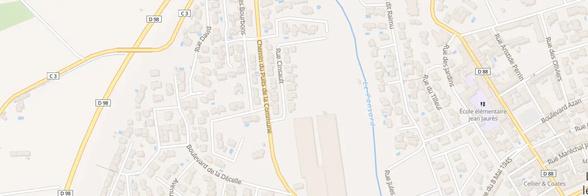 Plan du 361 Rue Cinsault à La Londe-les-Maures