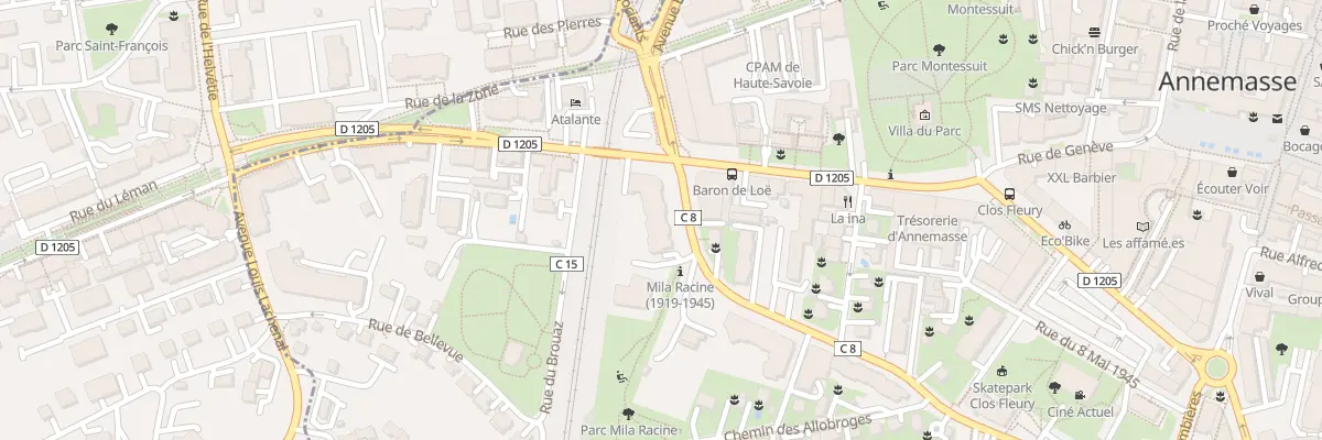 Plan du 6 Rue du Saleve à Annemasse