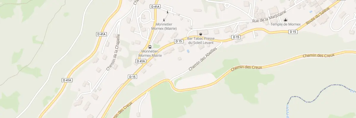 Plan du 1551 Rte du Saleve à Monnetier-Mornex