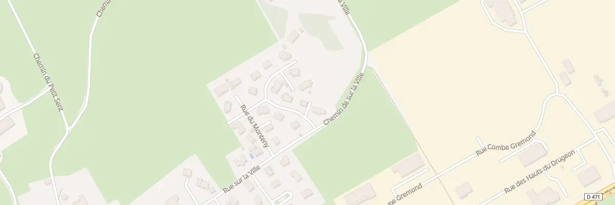 Plan du 31 Rue du Monteny à Bulle