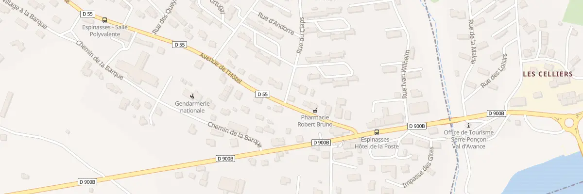 Plan du 403 Av de l’Hôtel à Espinasses