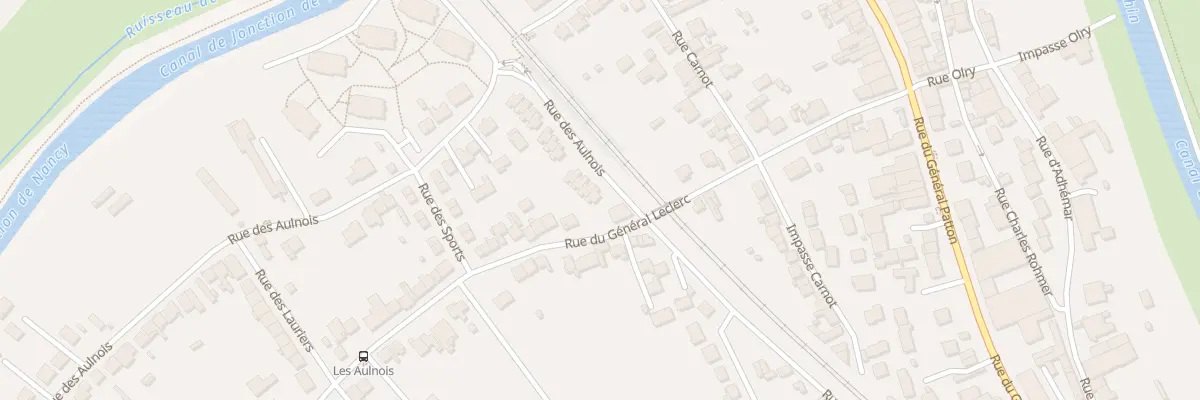 Plan du 1A Rue des Aulnois à Laneuveville-devant-Nancy