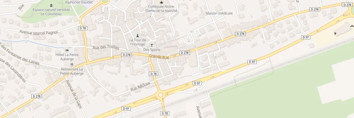 Plan du 5490 Gr Grande Rue à Pignans