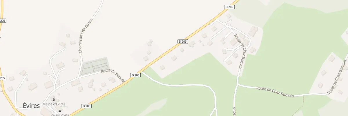 Plan du 366 Rte de la Gare à Fillière