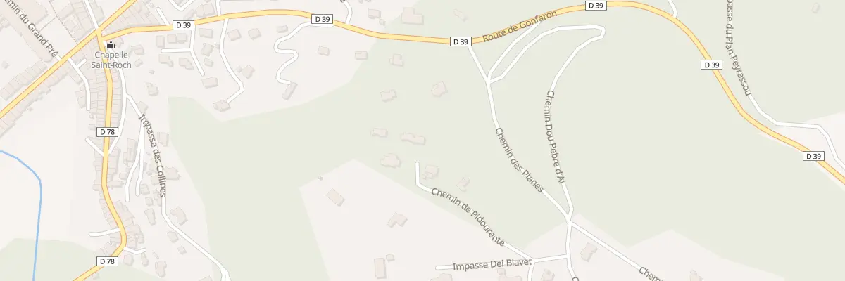 Plan du 1 Pidourente à Flassans-sur-Issole