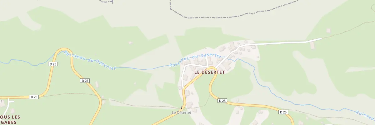 Plan du 5084 Le Desertet au Pontet
