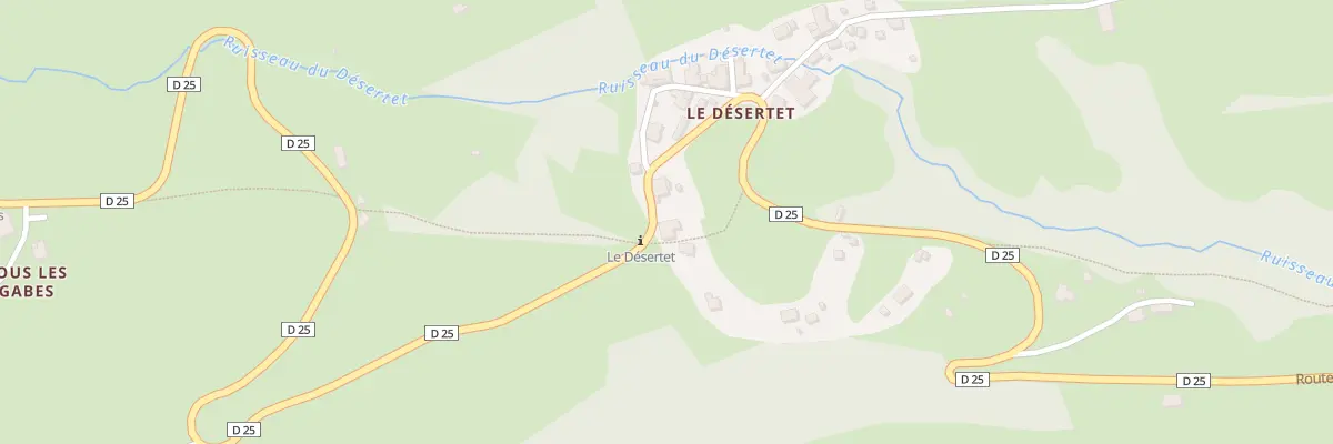 Plan du 5249F Le Desertet au Pontet