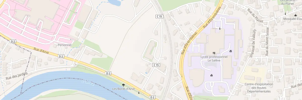 Plan du 46 Rue du Brouaz à Annemasse