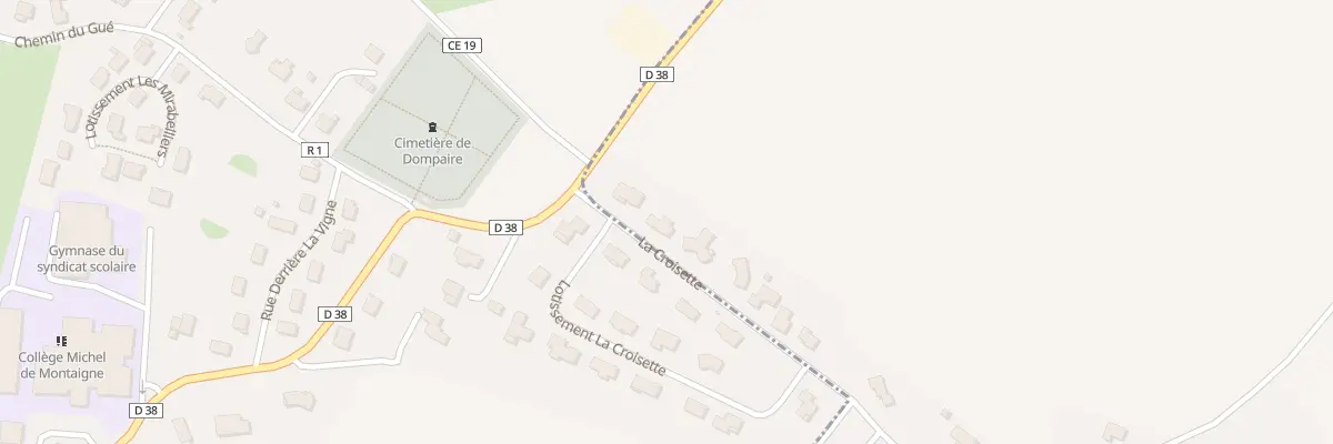 Plan du 802 Rue de la Corvée à Madonne-et-Lamerey