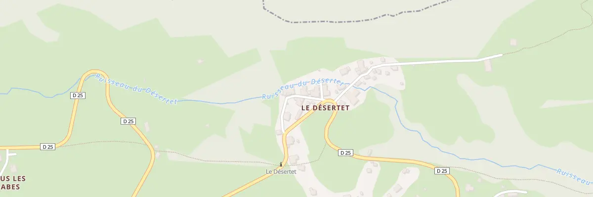 Plan du 5085 Le Desertet au Pontet