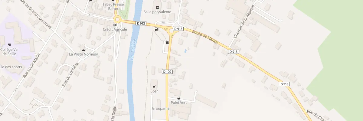 Plan du 5 Rte de Pont a Mousson à Nomeny