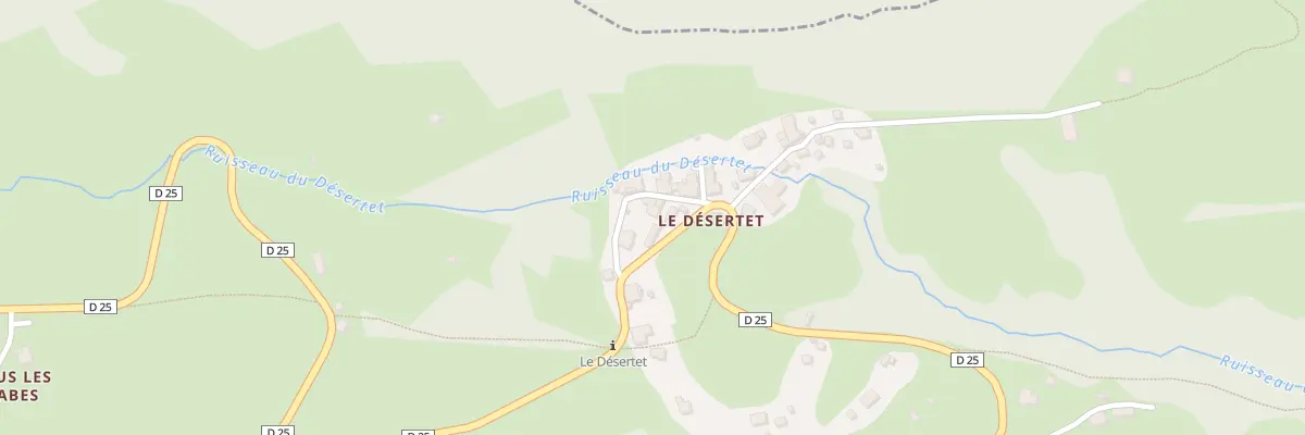 Plan du 5086 Le Desertet au Pontet