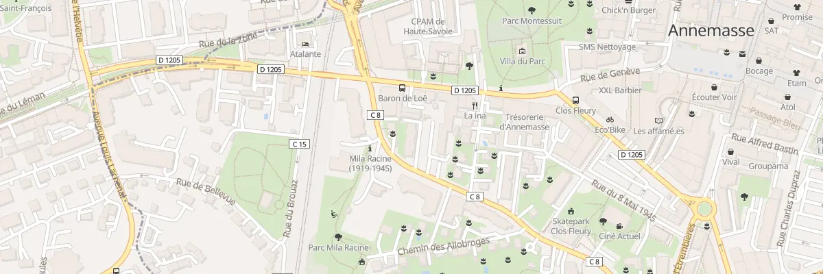 Plan du 5 Rue du Saleve à Annemasse