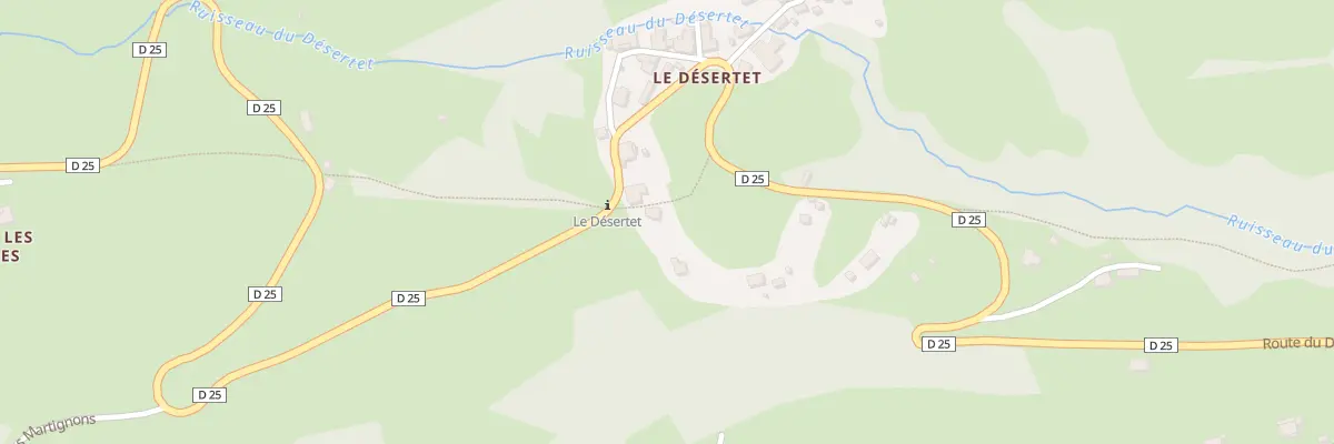 Plan du 857 Rte du Desertet au Pontet