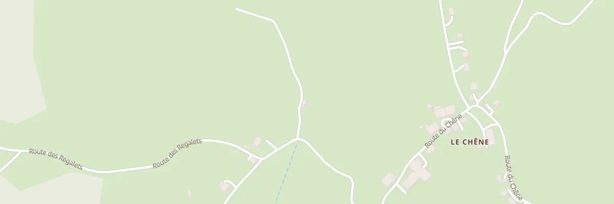 Plan du 890 Rte du Chêne à Fillière