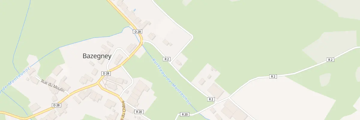 Plan du 5 Che du Vignot à Bazegney