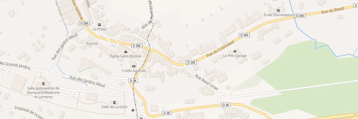 Plan du 340 Rue du Colombier à Madonne-et-Lamerey